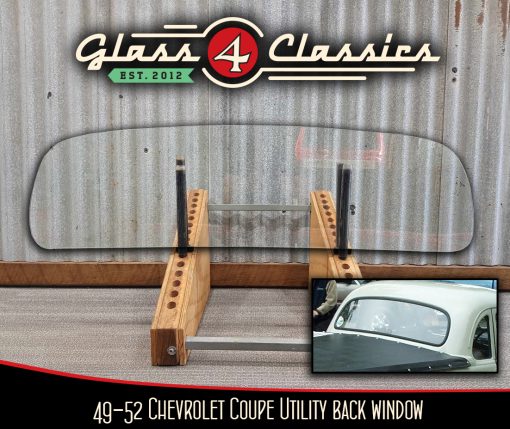 1949-1952 Australian Chevrolet Coupe Ute | Back Window | New Glass | Glass 4 Classics