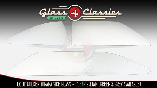 Lx Uc Holden Torana 3 Door Hatch | Side Windows Set | New Glass | Glass 4 Classics