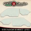 XA XB XC Ford Coupe | Side Windows Set | New Glass | Glass 4 Classics