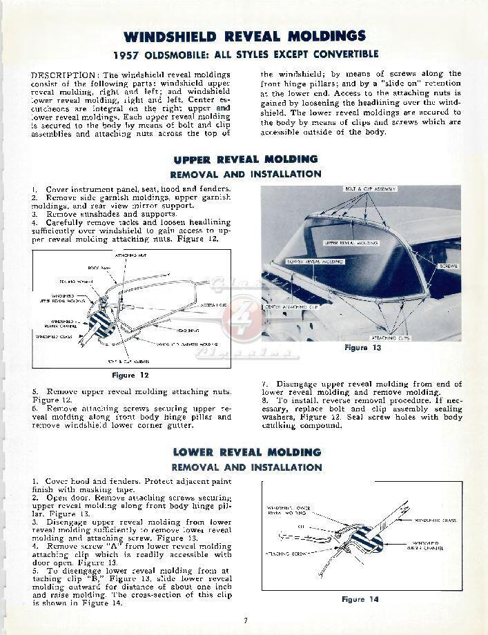 1957 Buick Olds Cadillac Windscreen Installation Page 7