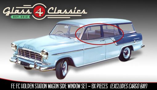 Fe Fc Holden Station Wagon | Side Windows Set (8 X Pieces) | New Glass | Glass 4 Classics