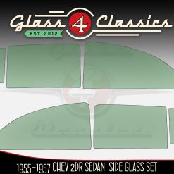 Side Window Set 6 x Pieces Chevrolet Bel Air 210 150 2Dr Sedan | New Glass