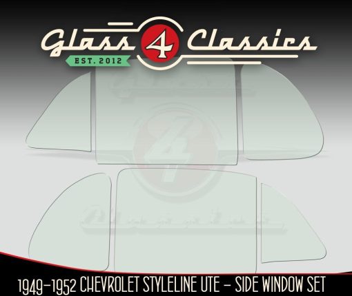 1949-1952 Australian Chevrolet Coupe Ute | Side Window Set | Glass 4 Classics