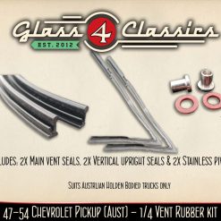1947-1954 Chevrolet Pickup Truck (Australian body) | Vent Window Rubbers kit | Glass 4 Classics
