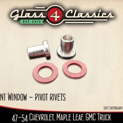 47 54 Chevrolet Pickup Australian cab Vent rubber pivot rivet web
