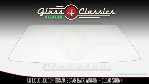 Lh Lx Uc Holden Torana 4 Door Sedan | Back Window | New Glass | Glass 4 Classics