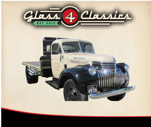 1939 -1946 Chevrolet Pickup Truck | Back Window  (Australian Body) | New Glass | Glass 4 Classics