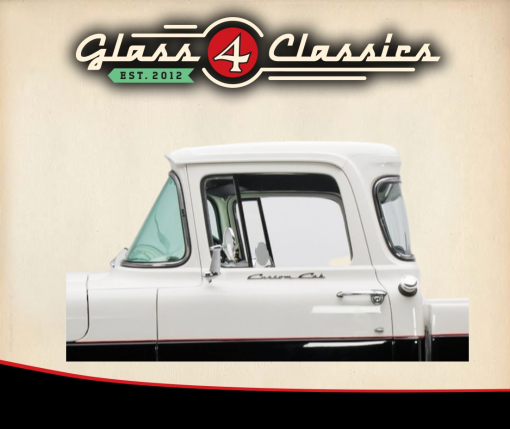 1957-60 Ford F100 Pickup Panel Truck &Amp; Panel Delivery | Side Windows Set (4 X Pieces) | New Glass | Glass 4 Classics