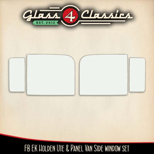 Fb Ek Holden Ute Panel Van | Side Windows Set | New Glass