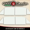 HD HR Holden Sedan | Side Windows Set | New Glass | Glass 4 Classics