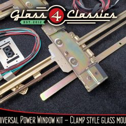 Universal Power Window kit Clamp style glass mounting