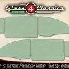 1955-1957 Chevrolet 2 Door hardtop | Side Windows Set | New Bare Glass | Glass 4 Classics