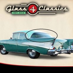 1956, 1957 Chevrolet 4Dr Hardtop back window, New Glass