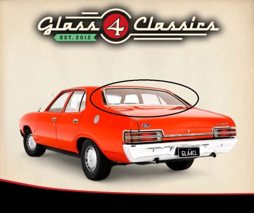 Xa Xb Xc Ford Falcon Sedan | Back Window | New Glass | Glass 4 Classics