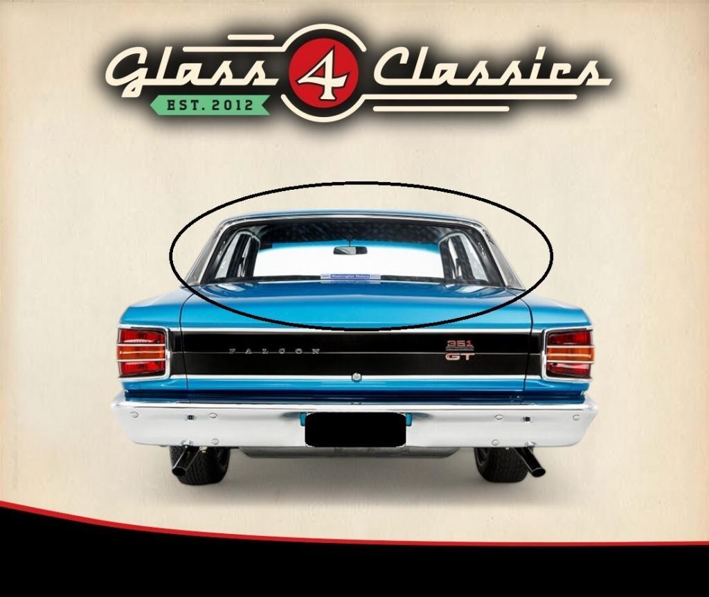 XW XY Ford Falcon Sedan | Back Window | New Glass
