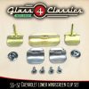 55 56 57 Chevrolet Pontiac 150 210 Bel Air | Clip set (Lower 5 x pieces) | Glass 4 Classics