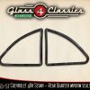 55-57 Chevrolet 4dr Sedan | Rear Quarter Window Rubber | Glass 4 Classics