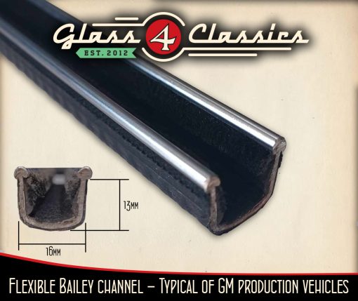 Bailey Channel Stainless Steel Edge Gm 2.4M Length Best Quality Glass For Classics