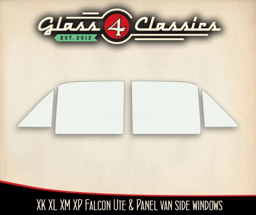 Xk Xl Xm Xp Ford Falcon Ute | Side Window Set | New Glass | Glass 4 Classics