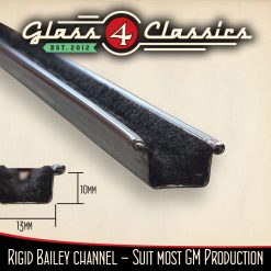 Bailey Channel Stainless Beaded Rigid - Typically GM | Glass 4 Classics