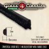 Door Belt - Weatherstrip | Black Fabric Edge | Universal | Glass 4 Classics