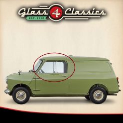 Morris Leyland Classic Mini Van | Side Window Set (Sliding 4 pieces) | New Glass | Glass 4 Classics