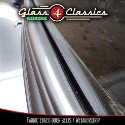 Door Belt weatherstrip Bead fabric black Universal RUB074 fitted