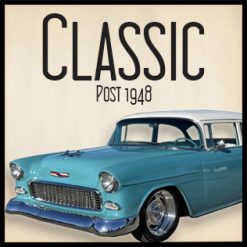 CLASSIC CAR GLASS - CIRCA - 1948-1980s