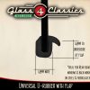 U channel rubber, universal for rear quarter & back windows