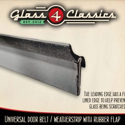 Alternative view of Weatherstrip / Door Belt with rubber flap (flocked) universal - Flexible 2.6m